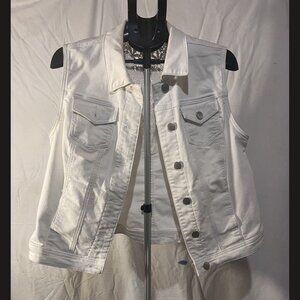 Christopher and banks Vest petite‎ Large color white